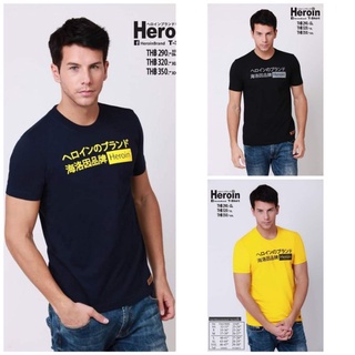 ราคาระเบิดเสื้อยืดคอกลม Heroin Brand รุ่น JCS-3XL