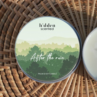 HIDDEN.SCENTED(ซ่อนกลิ่น) - After the rain เทียนหอมขนาดพกพา 50 กรัม