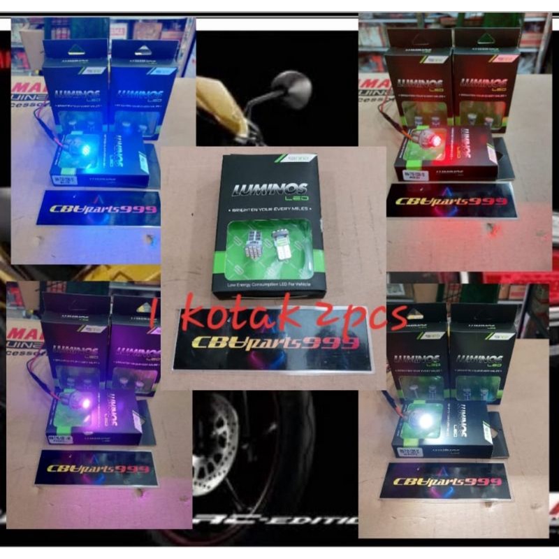 Led T10 luminos 10 จุด twilight โคมไฟ speedometer stop โคมไฟ vario 125 original luminos