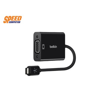 BELKIN อะแดปเตอร์ USB-C to VGA (15 ซม.,สี Black) รุ่น F2CU037BTBLK By Speedcom