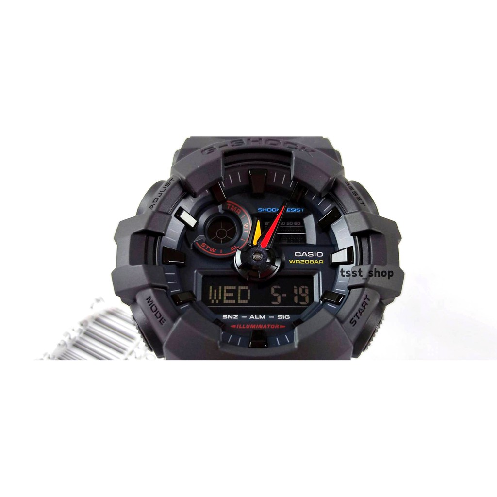 Casio G-shock GA700BMC-1A ดำด้าน ของแท้