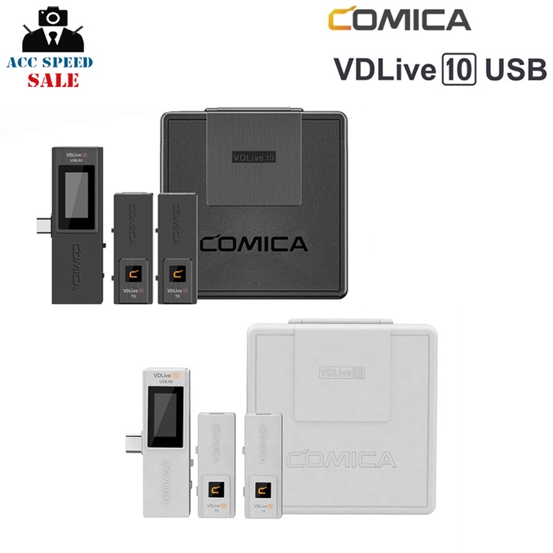 Microphone 2.4G Wireless ไมค์ไร้สาย Comica VDLIVE10  รับประกัน3เดือน