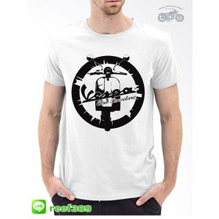 เสื้อยืดเวสป้า vespa สกูตเตอร์