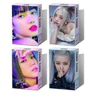 แบล็กพิงก์ อัลบั้ม BLACKPINK LOMO Card LISA ROSE JISOO JENNIE Album Photocard