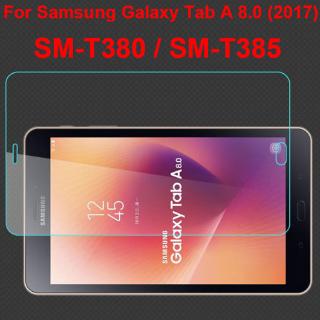 การป้องกันหน้าจอกระจกนิรภัยกันรอยหน้าจอสําหรับ Samsung Galaxy Tab A 8.0 2017 SM-T380 T385กระจกนิรภัย