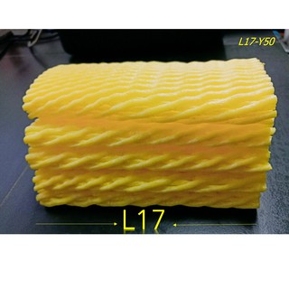 โฟมตาข่ายห่อผลไม้ กันกระแทก ขนาด L17cm.  (เส้นใหญ่) บรรจุ 50…