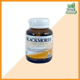 BLACKMORES BIO C Acerola Plus 1500 mg แบลคมอร์ ไบโอ ซี อซีโรลา พลัส 1500 40 tablets