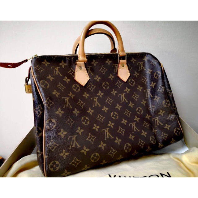 LOUIS VUITTON Speedy 35 ของแท้ 100%