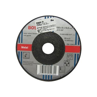 เครื่องมือช่าง สว่าน ดอกสว่าน แผ่นเจียร์ BOSCH A24S 2G 4" BOSCH A24S 2G 4" GRINDING DISC