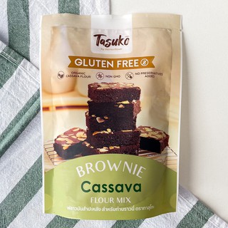 TASUKO 🍫 Gluten Free Brownie Cassava Flour Mix  ฟลาวมันสำปะหลังสำหรับบราวนี่ ไม่มีกลูเตน ตราทาสุโกะ