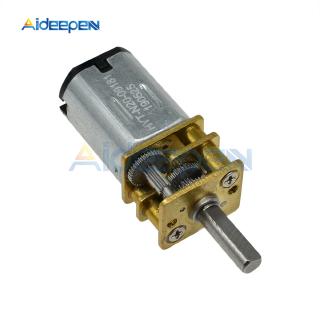 Ga12-n20 DC 3V 6V 12V มอเตอร์ลดเกียร์ไมโคร DC ความเร็วต่ํา 15RPM 600RPM 100RPM 1000RPM