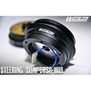 Works engineering Steering Short Boss hub คอบาง คอพวงมาลัย