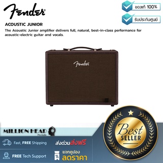 Fender : ACOUSTIC JR by Millionhead (แอมพลิฟายเออร์สำหรับกีตาร์อะคูสติกและเสียงร้อง)