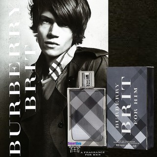 BURBERRY BRIT FOR HIM Eau De Toilette 100ml. น้ำหอมผู้ชายลิขสิทธิ์ของแท้รุ่นพิเศษจากแบรนด์ BURBERRY