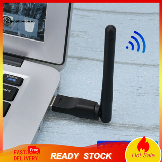 *WLYP* อะแดปเตอร์เสาอากาศเครือข่ายอีเธอร์เน็ต WiFi ไร้สาย 150Mbps USB 802.11b/g/n