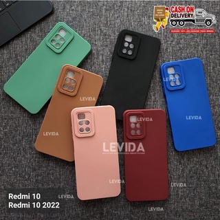 เคส Redmi 10 Redmi 10 2022 Case Pro เคสกล้อง บาง สีดําด้าน ซิลิโคน เคสสี Redmi 10