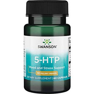 ลดความเครียด ลดความอยากอาหารและช่วยให้นอนหลับได้สนิท ( Swanson 5-HTP Extra Strength 50 mg และ 100 mg )