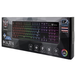 KEYBOARD  ONIKUMA MAJIN GAMING (BLACK) คีย์บอร์ดเกมมิ่ง💥สินค้าใหม่ประกันศูนย์ 2 ปี💥