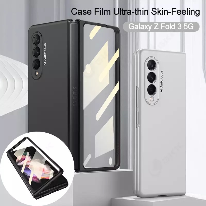 CASE SAMSUNG GALAXY Z FOLD 3 5G 2021 CASING GK ORIGINAL MATTE พร้อมกระจกนิรภัย C0VER