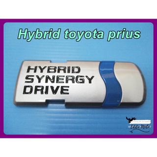 HYBRID TOYOTA PRIUS LOGO "ALUMINIUM" EMBLEM // โลโก้ โตโยต้า ไฮบริด เพจงานอลูมิเนียม พรีอุส (1 ชิ้น) สินค้าคุณภาพดี