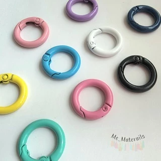 (#209)ตะขอห่วงกลม ขนาด 20 , 25 มม. ตะขอวงกลมเคลือบสี