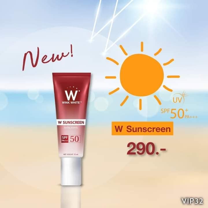 W Sunscreen spf 50 pa+++