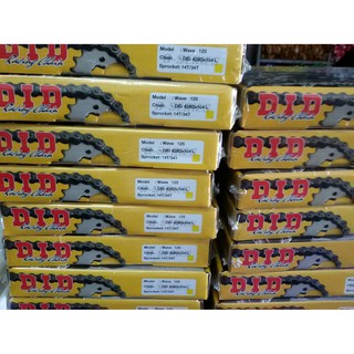 ชุดสเตอร์ w125 w110i ซุปเปอร์คัพ D.I.D สเตอร์หน้า14-หลัง34-โซ่428/104L ใส่รถอาร์มเดิม