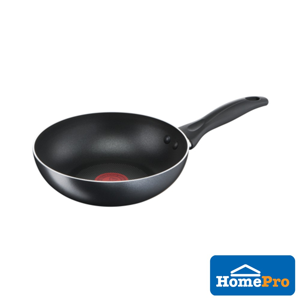 TEFAL FRYPAN COOK CLEAN B22502 20CM สีดํา TEFAL กระทะไม่ติด