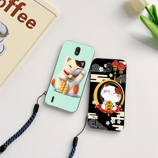 Silicone Casing Nokia C01Plus C1Plus C2 C3 C10 C20 C20 Plus C2TENNEN C2Tava Case Full Protector Cover with Strap