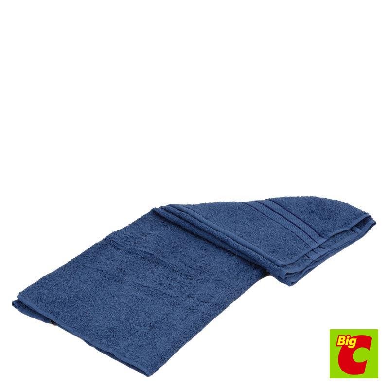 เบสิโค สีน้ำเงินBESICO ผ้าขนหนูสีพื้น xขนาด 2754 นิ้ว SolidColor TowelSize 27x 54 inches