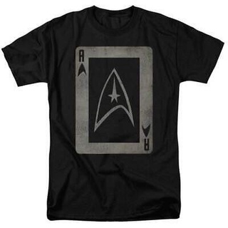 เสื้อยืด ผ้าฝ้าย พิมพ์ลายกราฟฟิค Star Fleet sStar Trek สไตล์เรโทร สําหรับผู้ชาย CBS1420S-5XL