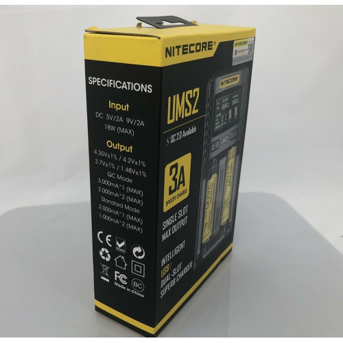 เครื่องชาร์จ Nitecore UMS2 ของแท้ โค้ดเช็คได้ สามารถออกใบกำกับภาษีได้
