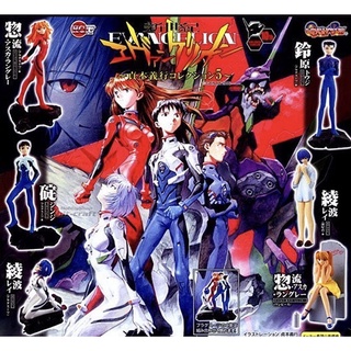 กาชาปอง อีวา อีวานเกเลี่ยน HGIF Gainax EVA Neon Genesis Evangelion Yoshiyuki Sadamoto Collection 5 Gashapon (Set of 6)