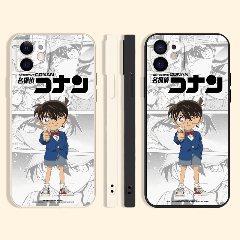 Conan Edogawa เคสไอโฟน 13 pro max Xr Xs X 8พลัส cartoon เคส iPhone 7 8 plus se2020 12 11 phone case นิ่ม