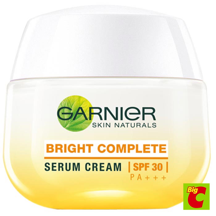การ์นิเย่ สกิน แนทเชอรัลส์ ไบรท์ คอมพลีท เซรั่ม ครีม SPF30 PA+++ 50 มล.