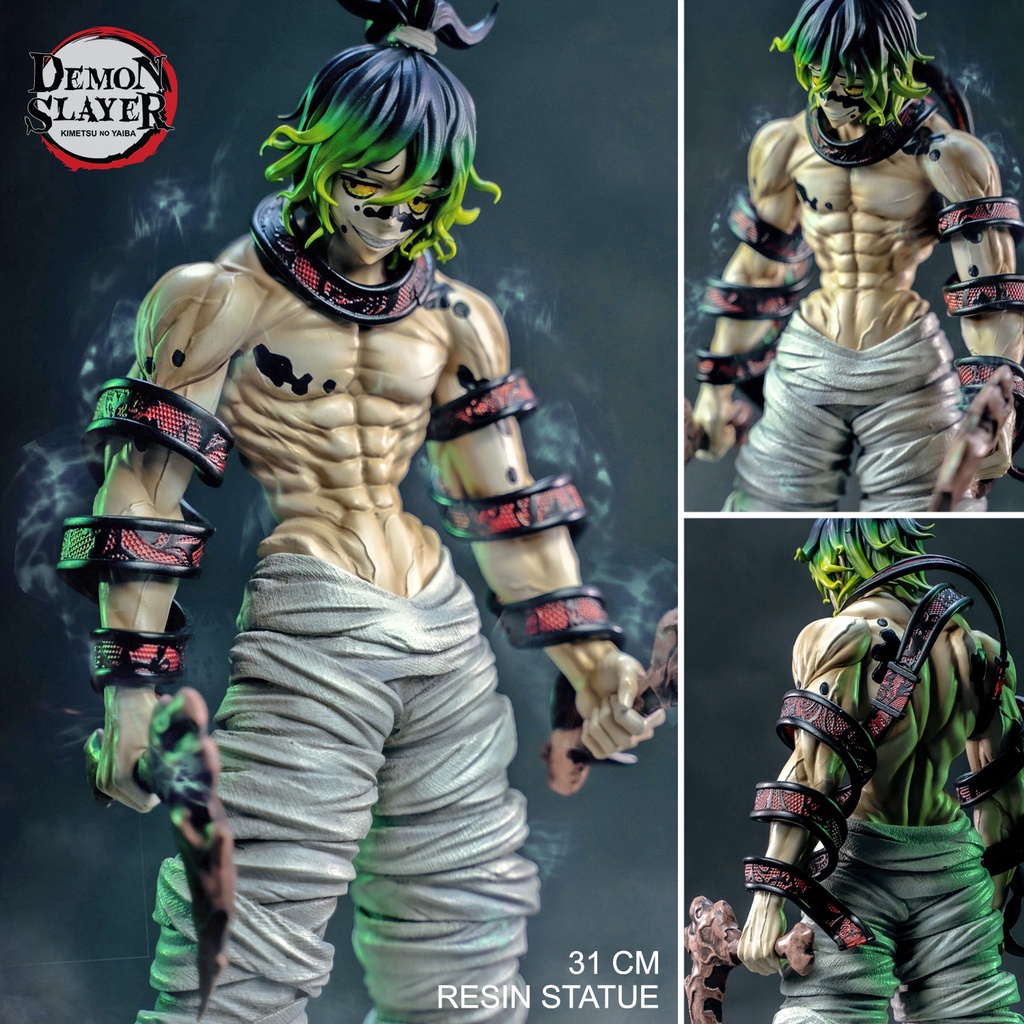 Cheng Studio Demon Slayer Kimetsu no Yaiba ดาบพิฆาตอสูร Gyutaro เกียวทาโร่ Resin Statue สูง 31 cm Fi