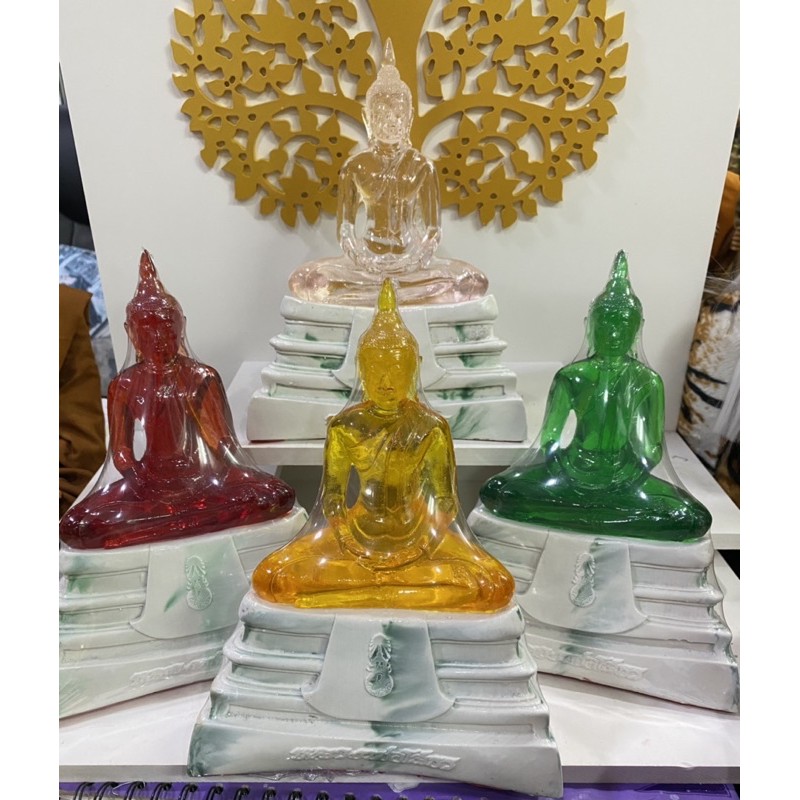 พระพุทธรูป สีประจำวัน ฐานกว้าง7นิ้ว สูง9นิ้ว