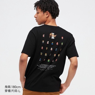 Uniqlo UT เสื้อยืดแขนสั้น พิมพ์ลาย Final Fantasy สําหรับผู้ชาย (Final Fantasy-III) 449076