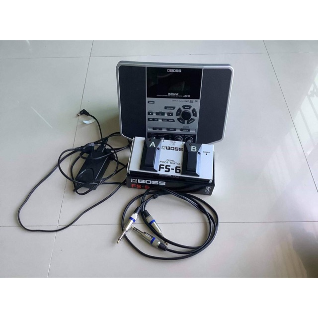 เครื่องเล่นแจม / Boss js10 (ไม่มีกล่อง)+boss fs-6+สายพ่วง *ขายเหมายกชุด