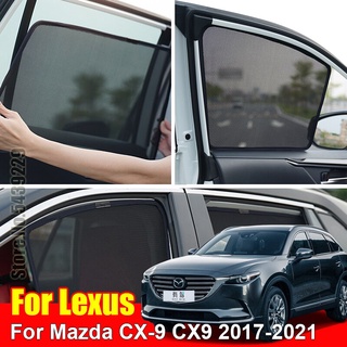 ม่านบังแดดแม่เหล็ก อุปกรณ์เสริม สําหรับ Mazda CX-9 CX9 2017-2021