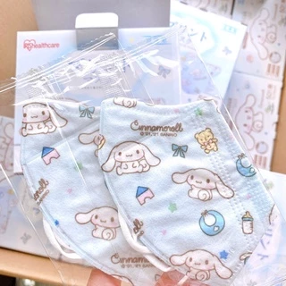 🔥โค้ดส่วนลด🔥แมสเด็ก 3D IRIS healthcare Sanrio หน้ากากอนามัยเด็กโต หน้ากากเด็ก 1กล่อง/50ชิ้น
