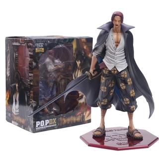 ฟิกเกอร์ One Piece P.O.Pdx Shanks Pop Pvc 23 เซนติเมตรของเล่นสําหรับเด็ก