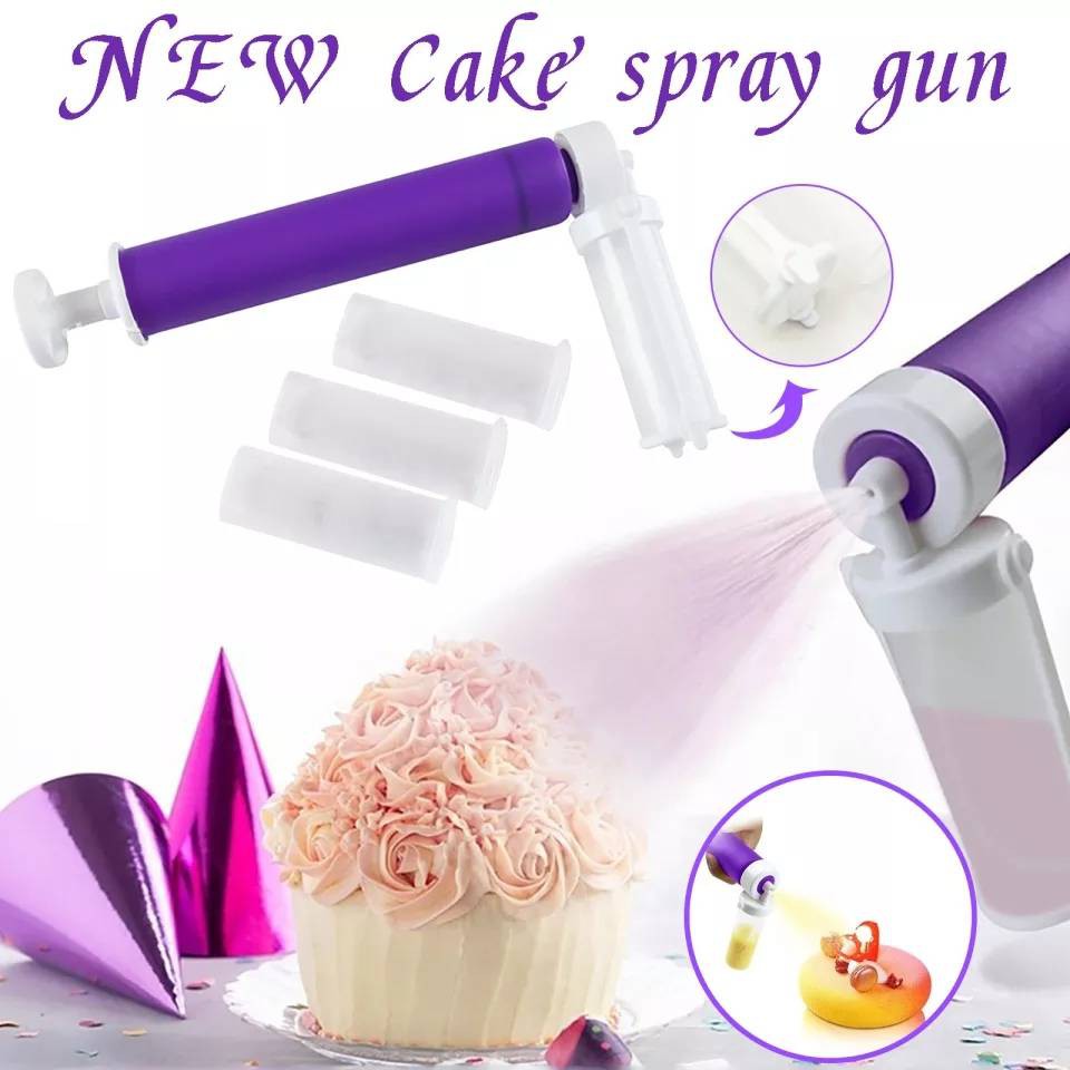 สเปรย์พ่นสีด้วยมือ,เครื่องมือแต่งเค้กเครื่องพ่นสีขนมอบ ที่พ่นสีด้วยมือ New cake spray gun