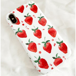 พร้อมส่ง เคสลาย Strawberry  01