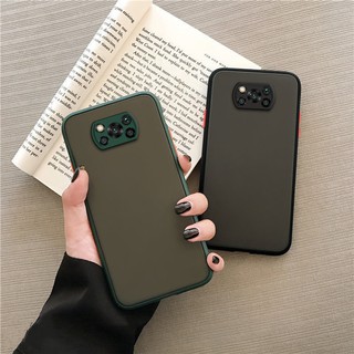 เคสโทรศัพท์มือถือ แบบใส ผิวด้าน กันกระแทก ป้องกันเลนส์กล้อง สําหรับ Xiaomi Poco X3 NFC M3 F2 F3 M2 CC9E CC9 Pro 5G