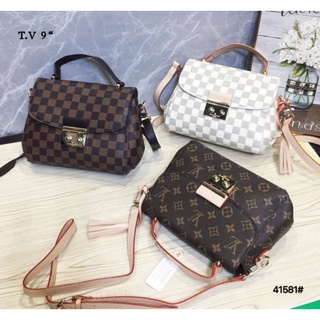 กระเป๋าถือ และสะพายข้างหลุยส์ วิตตอง รุ่น Croisette Damier Ebene