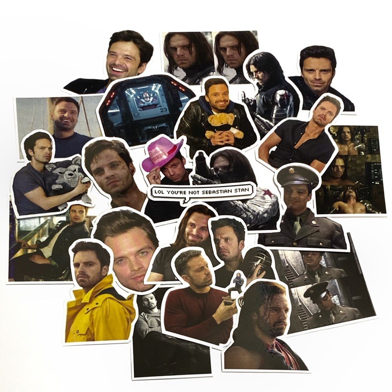 สติ๊กเกอร์ SEBASTIAN STAN BUCKY BARNES ราคา ถูกที่สุด ดีลบีเคเค