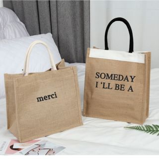 ‼New‼ กระเป๋าสานเกาหลี merci ‼