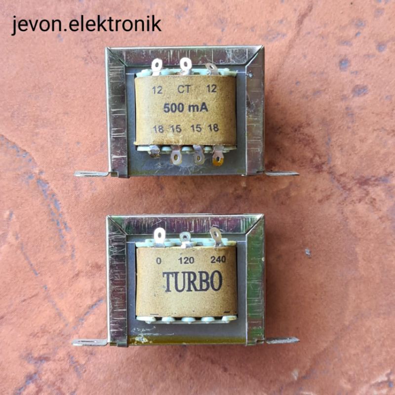 หม้อแปลง Travo 500 mA CT 18 โวลต์ Turbo 500mA 18 โวลต์