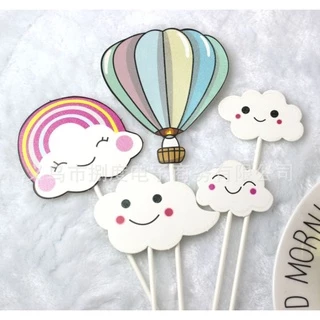 ป้ายปักเค้ก บอลลูน Balloon กังหัน